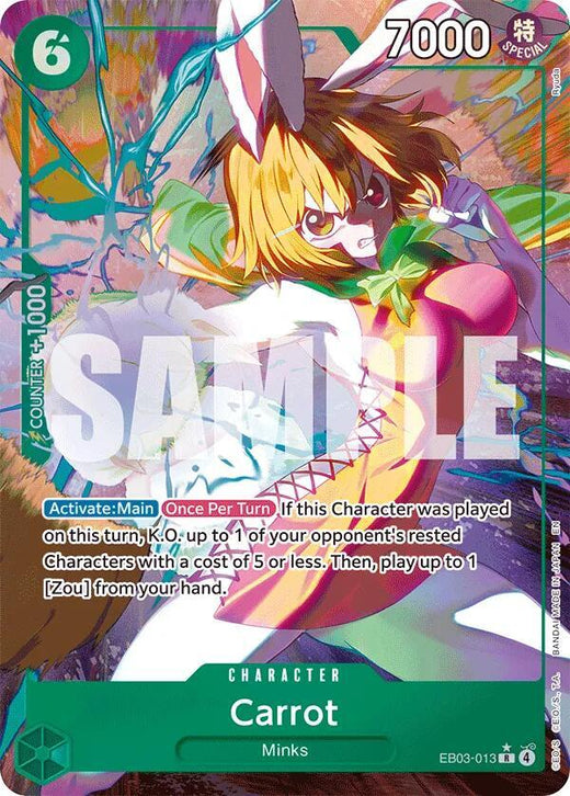 Carrot (Alternate Art) EB03-013 R Foil