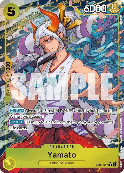 Yamato (Alternate Art) EB03-057 R Foil