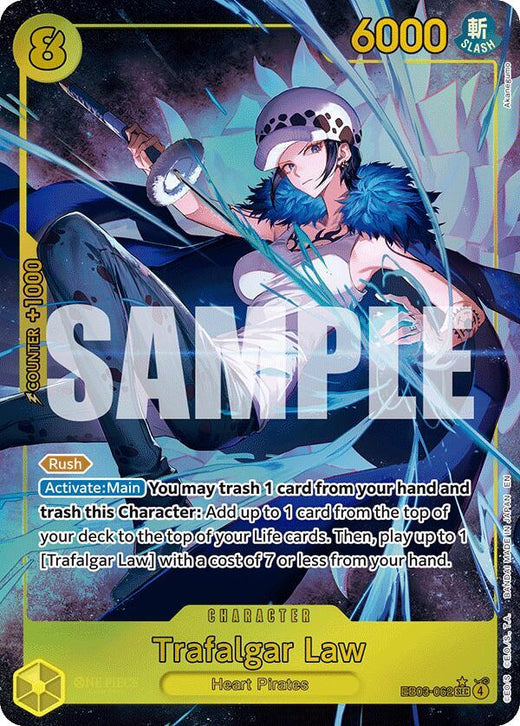 Trafalgar Law (Alternate Art) EB03-062 SEC Foil