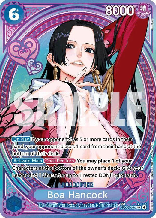 Boa Hancock (SP) EB03-026 SR Foil