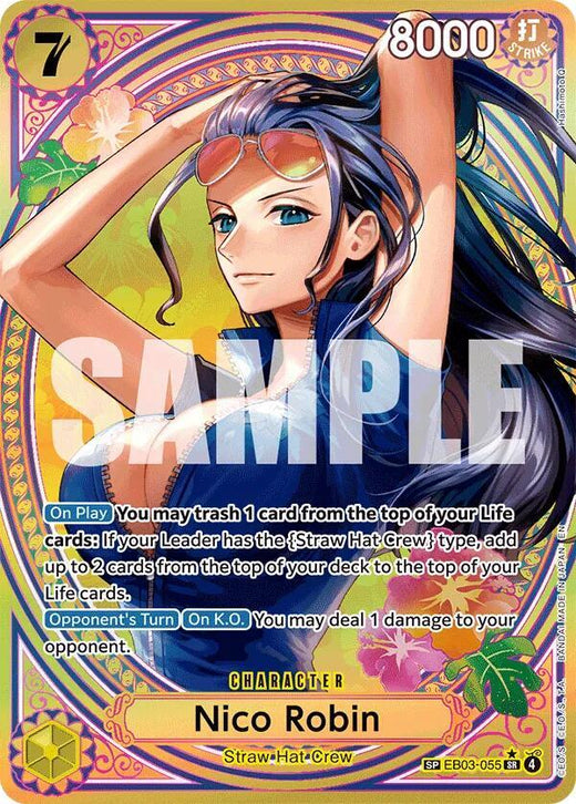 Nico Robin (055) (SP) EB03-055 SR Foil