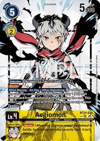 Aegiomon (SP) | Time Stranger | Super Rare | Foil | #BT24-034 SR