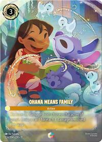 Ohana Means Family (Enchanted) 224/204 Enchanted Holofoil