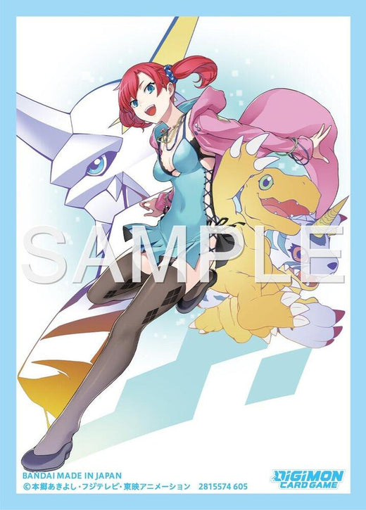 Digimon Card Game Official Sleeves - Digimon Story Cyber Sleuth (Nokia with Agumon, Gabumon, Omegamon) (60-Pack)