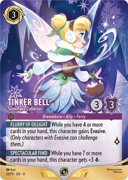 Tinker Bell - Snowflake Collector (Store Championship Participant) 33 Promo