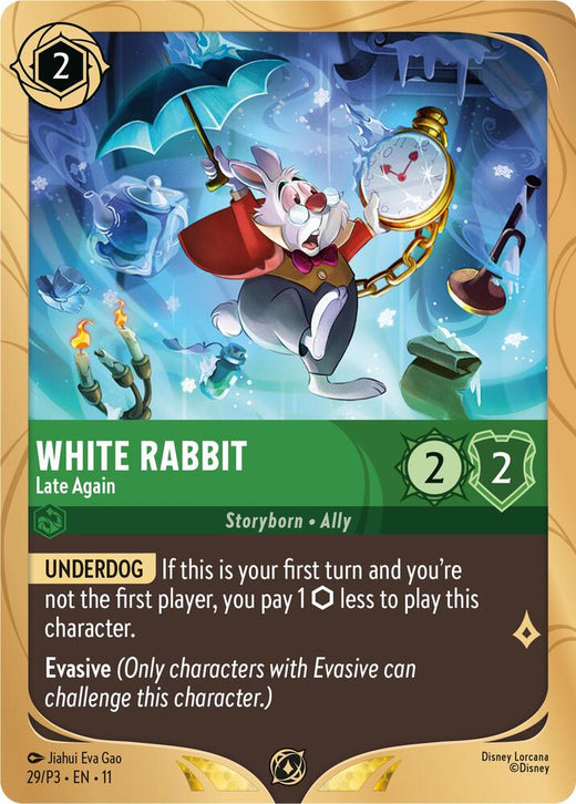 White Rabbit - Late Again 29 Promo Holofoil