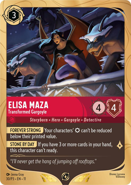 Elisa Maza - Transformed Gargoyle 30 Promo Holofoil