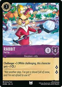 Rabbit - Fed Up 41/204 Uncommon