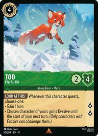 Tod - Playful Kit 90/204 Rare