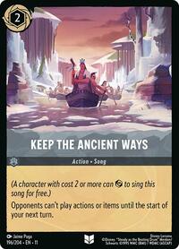 Keep the Ancient Ways 196/204 Uncommon