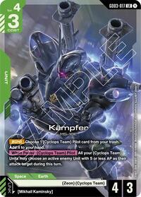 Kampfer | Steel Requiem | Legend Rare | Holofoil | #GD03-017