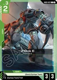 Z'Gok E | Steel Requiem | Common | Normal | #GD03-027