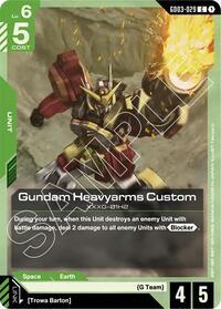 Gundam Heavyarms Custom | Steel Requiem | Common | Normal | #GD03-029