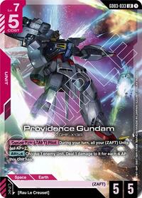 Providence Gundam | Steel Requiem | Legend Rare | Holofoil | #GD03-033