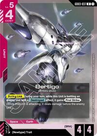 Bertigo | Steel Requiem | Rare | Holofoil | #GD03-037