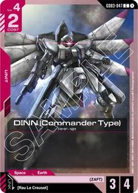 DINN (Commander Type) | Steel Requiem | Common | Normal | #GD03-047