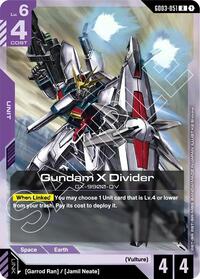 Gundam X Divider | Steel Requiem | Rare | Holofoil | #GD03-051