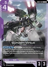 Gundam Virtue | Steel Requiem | Rare | Holofoil | #GD03-052