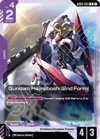 Gundam Hajiroboshi (2nd Form) | Steel Requiem | Rare | Holofoil | #GD03-055