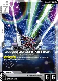 Justice Gundam (METEOR) | Steel Requiem | Uncommon | Normal | #GD03-077