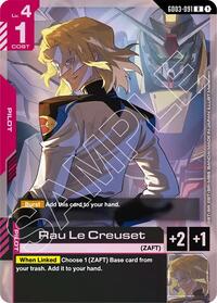Rau Le Creuset | Steel Requiem | Rare | Holofoil | #GD03-091