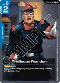 Privileged Position | Steel Requiem | Common | Normal | #GD03-102