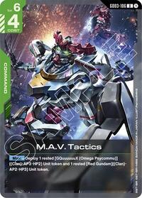 M.A.V. Tactics | Steel Requiem | Uncommon | Normal | #GD03-106