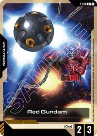 Red Gundam (T-018) Token | Steel Requiem | Common | Normal | #T-018