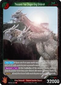 Thousand-Year Dragon King Ghidorah | Booster Set 3: Resonance of Rivals | UC | Normal | #EBP03-028