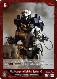 Multi-purpose Fighting System-3 | Booster Set 3: Resonance of Rivals | R | Foil | #EBP03-038