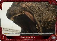 Godzilla's Bite (EPR-005+) (Promotion Pack Vol.3) | Promo Cards | PRP | Foil | #EPR-005+