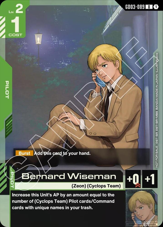 Bernard Wiseman (GD03 Release Event) GD03-089 Uncommon Holofoil