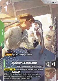 Asemu Asuno (R+) | Steel Requiem | R+ | Holofoil | #GD03-088