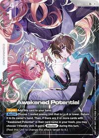 Awakened Potential (R+) | Steel Requiem | R+ | Holofoil | #GD03-118