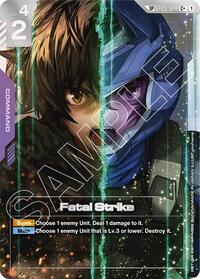Fatal Strike (SP) (C+) | Steel Requiem | C+ | Holofoil | #ST05-014