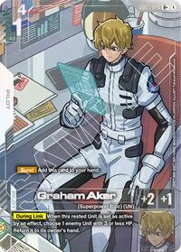 Graham Aker (R+) | Steel Requiem | R+ | Holofoil | #GD03-098