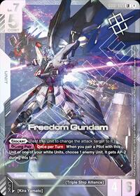 Freedom Gundam (Newtype Challenge 2026 Mission 1) | Gundam Promotional Cards | Legend Rare | Holofoil | #GD01-065