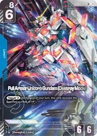 Full Armor Unicorn Gundam (Destroy Mode) (U+) | Steel Requiem | U+ | Holofoil | #GD03-010