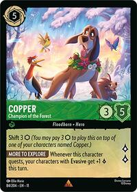 Copper - Champion of the Forest 84/204 Rare