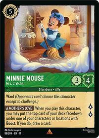 Minnie Mouse - Mrs. Cratchit 88/204 Rare
