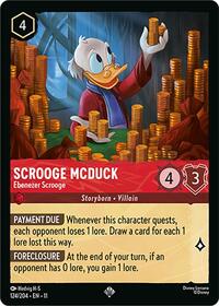 Scrooge McDuck - Ebenezer Scrooge 124/204 Super Rare
