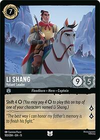 Li Shang - Valiant Leader 183/204 Uncommon