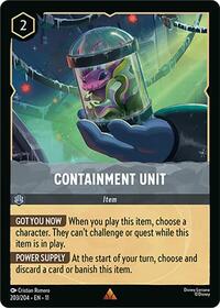 Containment Unit 203/204 Rare