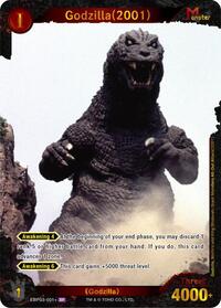 Godzilla (2001) | Booster Set 3: Resonance of Rivals | SP | Foil | #EBP03-001+
