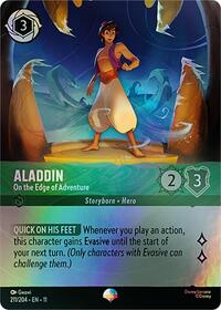 Aladdin - On the Edge of Adventure (Epic) 211/204 Epic Holofoil