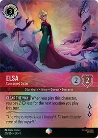 Elsa - Concerned Sister (Epic) 215/204 Epic Holofoil