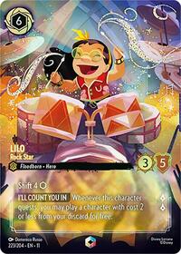 Lilo - Rock Star (Enchanted) 223/204 Enchanted Holofoil