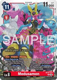 Medusamon | Time Stranger Release Event Cards | Rare | Foil | #BT24-017 R