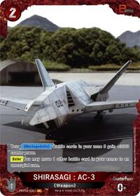SHIRASAGI : AC-3 | Booster Set 3: Resonance of Rivals | P | Foil | #EBP03-030+
