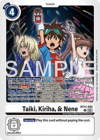 Taiki, Kiriha, & Nene (Reprint) | Advanced Booster Digimon Generation | Rare | Foil | #BT11-095 R